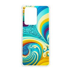 Abstract Waves Ocean Sea Whimsical Samsung Galaxy S20 Ultra 6 9 Inch Tpu Uv Case