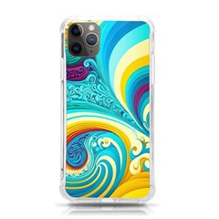 Abstract Waves Ocean Sea Whimsical Iphone 11 Pro Max 6 5 Inch Tpu Uv Print Case by Maspions