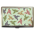 Berries Flowers Pattern Print Cigarette Money Case Front