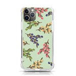 Berries Flowers Pattern Print iPhone 11 Pro 5.8 Inch TPU UV Print Case Front