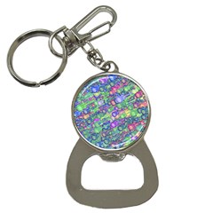 Sktechy Style Guitar Drawing Motif Colorful Random Pattern Wb Bottle Opener Key Chain by dflcprintsclothing