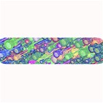 Sktechy Style Guitar Drawing Motif Colorful Random Pattern Wb Large Bar Mat 32 x8.5  Bar Mat