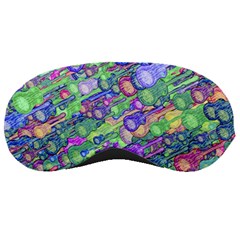 Sktechy Style Guitar Drawing Motif Colorful Random Pattern Wb Sleep Mask by dflcprintsclothing