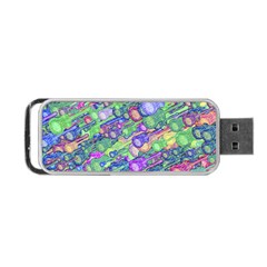 Sktechy Style Guitar Drawing Motif Colorful Random Pattern Wb Portable Usb Flash (one Side) by dflcprintsclothing