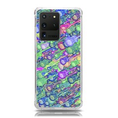 Sktechy Style Guitar Drawing Motif Colorful Random Pattern Wb Samsung Galaxy S20 Ultra 6 9 Inch Tpu Uv Case by dflcprintsclothing