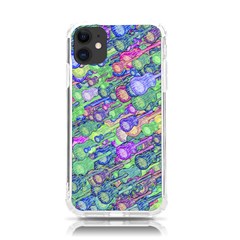 Sktechy Style Guitar Drawing Motif Colorful Random Pattern Wb Iphone 11 Tpu Uv Print Case by dflcprintsclothing