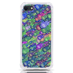 Sktechy Style Guitar Drawing Motif Colorful Random Pattern Wb Iphone Se by dflcprintsclothing