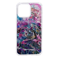 Pink Swirls Blend  Iphone 14 Pro Max Tpu Uv Print Case by kaleidomarblingart