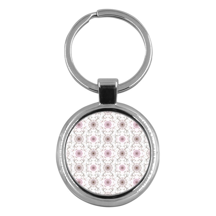 Pattern Texture Design Decorative Key Chain (Round)