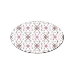 Pattern Texture Design Decorative Sticker (Oval)