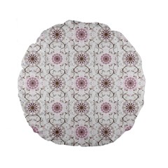 Pattern Texture Design Decorative Standard 15  Premium Round Cushions