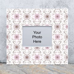 Pattern Texture Design Decorative White Wall Photo Frame 5  x 7 