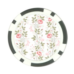 Flowers Roses Pattern Nature Bloom Poker Chip Card Guard (10 Pack) by Grandong