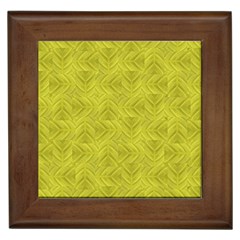 Stylized Botanic Print Framed Tile