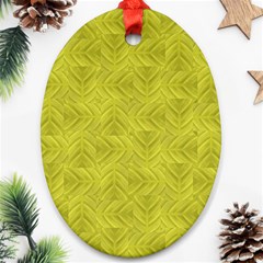 Stylized Botanic Print Ornament (oval) by dflcprintsclothing