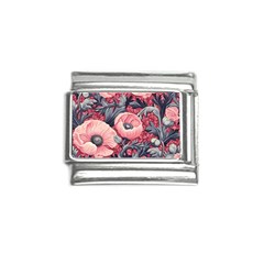 Vintage Floral Poppies Italian Charm (9mm) by Grandong