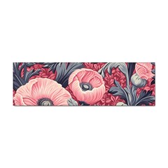 Vintage Floral Poppies Sticker (bumper) by Grandong