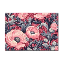 Vintage Floral Poppies Sticker A4 (100 Pack) by Grandong