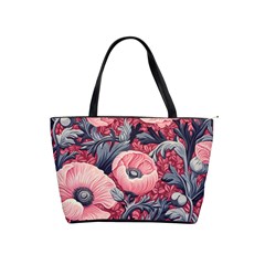 Vintage Floral Poppies Classic Shoulder Handbag by Grandong