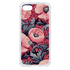 Vintage Floral Poppies Iphone Se by Grandong