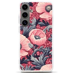 Vintage Floral Poppies Samsung Galaxy S24 Ultra 6 9 Inch Tpu Uv Case