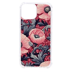 Vintage Floral Poppies Iphone 13 Mini Tpu Uv Print Case by Grandong