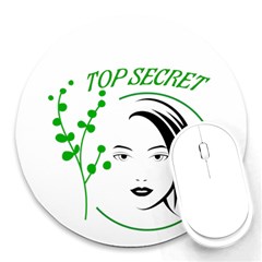 Top Secret  Round Mousepad by Raju