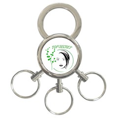 Top Secret  3-ring Key Chain by Raju