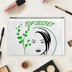 Top Secret  Cosmetic Bag (large) by Raju