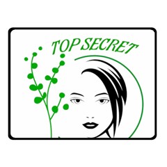 Top Secret  Fleece Blanket (small)