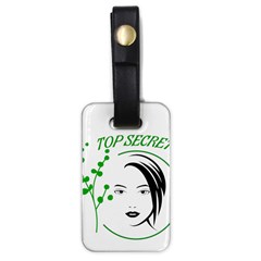 Top Secret  Luggage Tag (one Side)