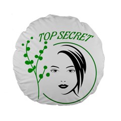 Top Secret  Standard 15  Premium Round Cushions by Raju