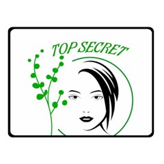 Top Secret  Two Sides Fleece Blanket (small) by Raju