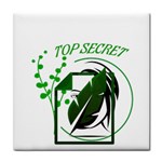 Top Secret Tile Coaster Front