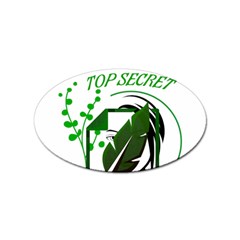 Top Secret Sticker Oval (10 Pack) by Raju