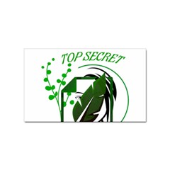 Top Secret Sticker Rectangular (10 Pack)