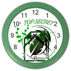 Top Secret Color Wall Clock