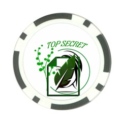 Top Secret Poker Chip Card Guard by Raju