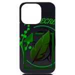 Top Secret iPhone 14 Pro Black UV Print Case Front