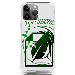 Top Secret Iphone 13 Pro Max Tpu Uv Print Case by Raju