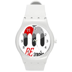 Be Strong  Round Plastic Sport Watch (m) by Raju