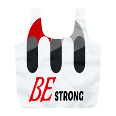 Be Strong  Full Print Recycle Bag (l)