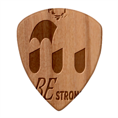 Be Strong  Wood Guitar Pick (set Of 10)