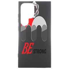 Be Strong  Samsung Galaxy S24 Ultra 6 9 Inch Black Tpu Uv Case