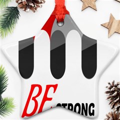 Be Strong Ornament (star)