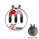 Be Strong Hat Clips with Golf Markers Front