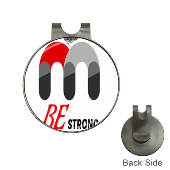 Be Strong Hat Clips with Golf Markers