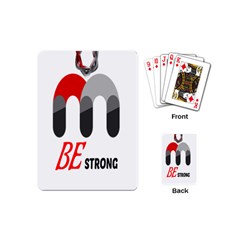 Be Strong Playing Cards Single Design (mini)