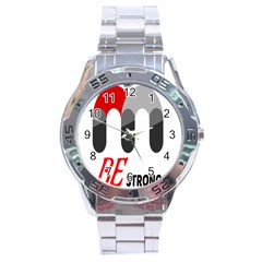 Be Strong Stainless Steel Analogue Watch by Raju