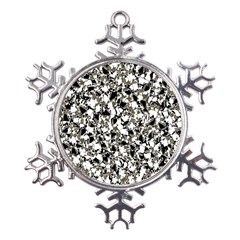 Barkfusion Camouflage Metal Large Snowflake Ornament